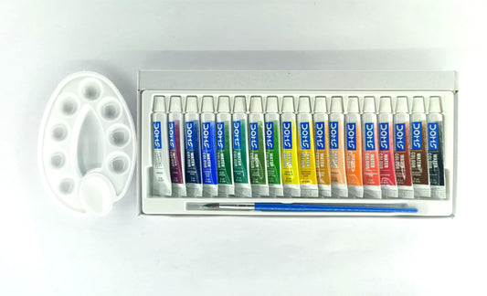 Doms Water Colour Tubes (1 Palette + 1 Brush)