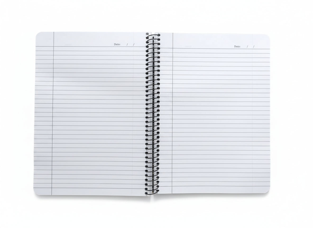 Sundaram A4 Single Line Spiral Notebook