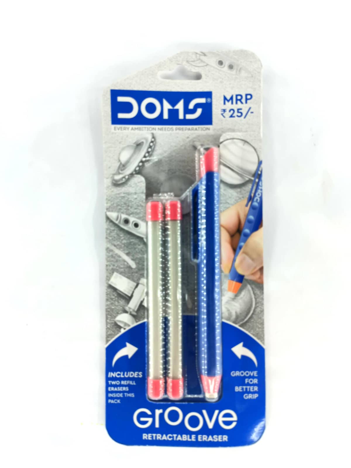 Doms Groove Retractable Eraser