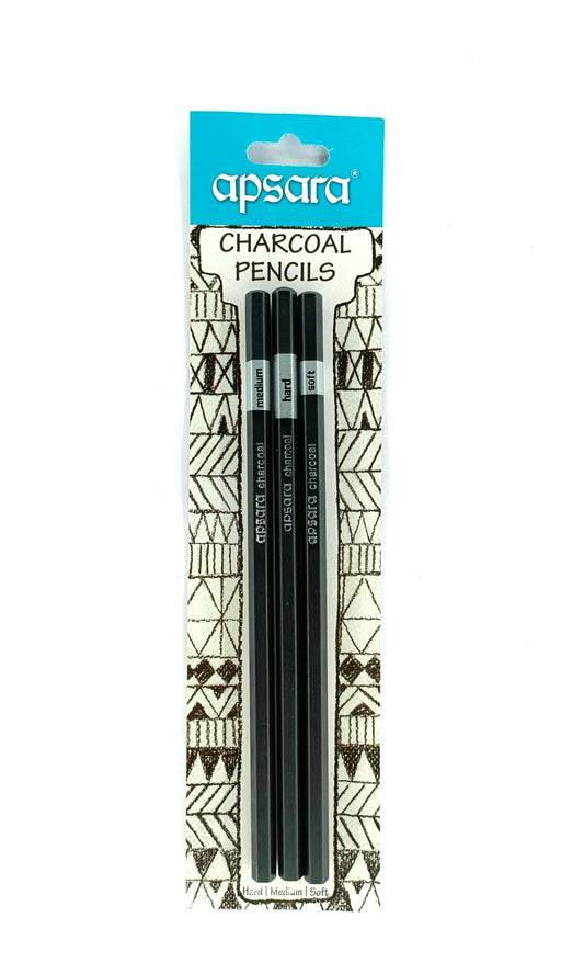 Apsara Charcoal Pencils ( Hard | Medium | Soft )