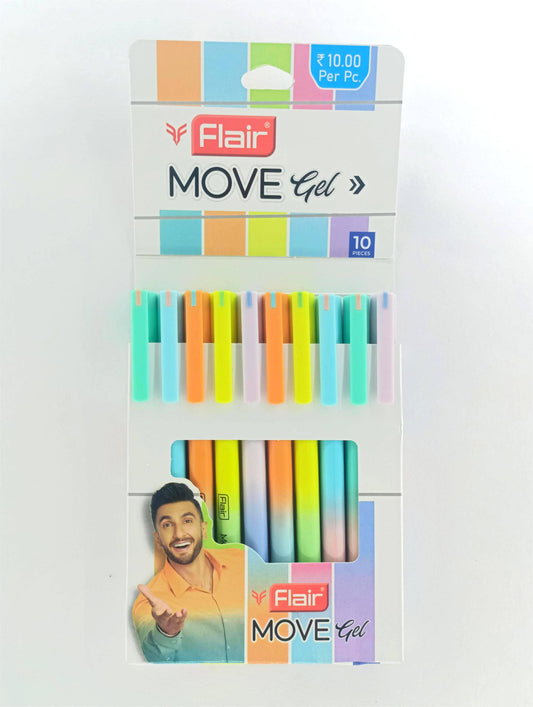 Flair Move Blue Gel Pen