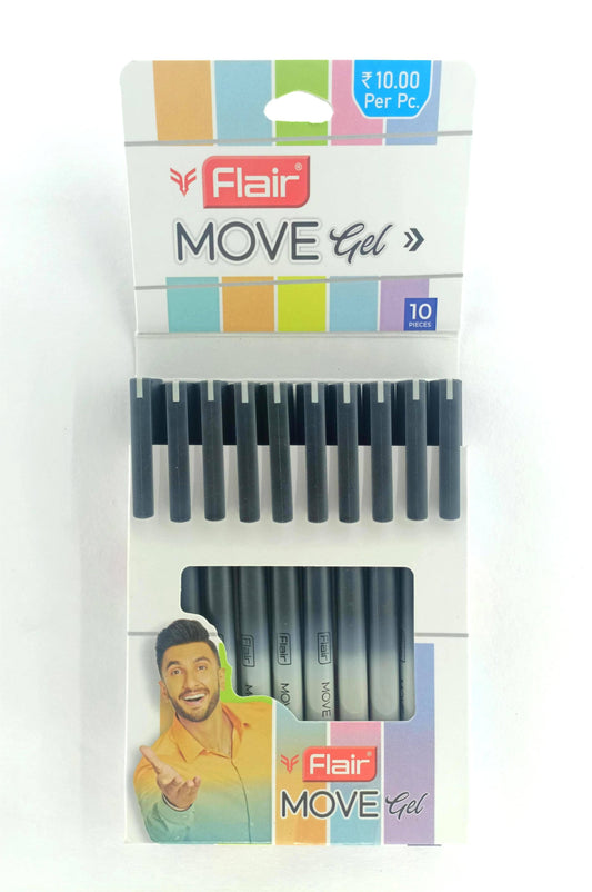 Flair Move Gel Pen (Black)