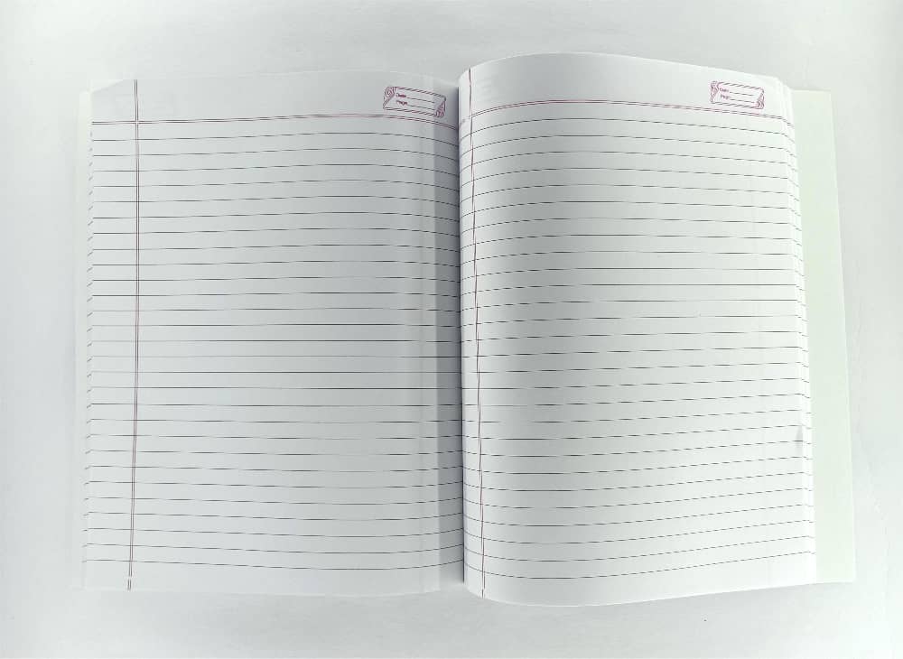 Amar Single Line/Rule Notebook pg 120