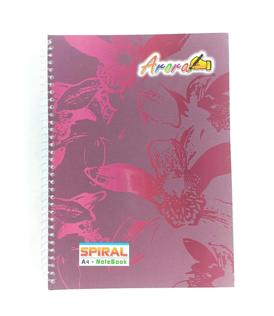 Arora A4 Spiral Notebook pg 300