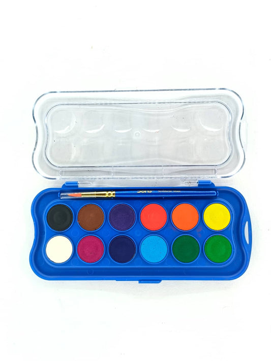 Doms Aqua Colour Cakes 12 Shades