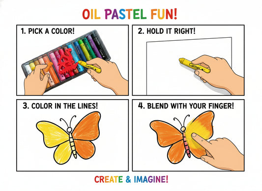 Camel Oil Pastel 15 Shades